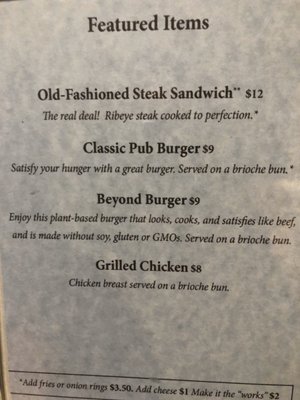 Menu photo 3 Limelight Pub Sheboygan, WI