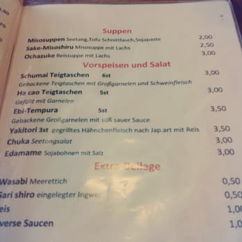 Fuki Sushi - Vorspeisenkarte - Sushi Bars Near Me - Berlin, BE Fuki Sushi - Vorspeisenkarte - Sushi Bars Near Me - Berlin, BE