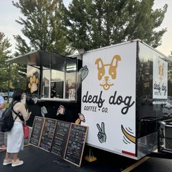 Deaf Dog Coffee - Outside work