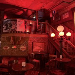 The Alaskan Hotel & Bar - Inside, stairwell to a really cool spot to sit