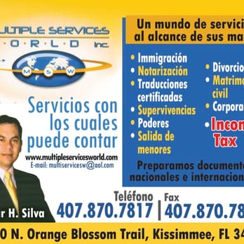 Multiple Services World - Accountants Near Me - Kissimmee, Florida Multiple Services World - Accountants Near Me - Kissimmee, Florida
