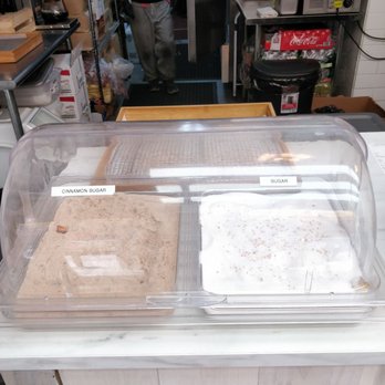 Oh K-Dog - Cinnamon and sugar dipping station - Korean Near Me - New York, New York Oh K-Dog - Cinnamon and sugar dipping station - Korean Near Me - New York, New York
