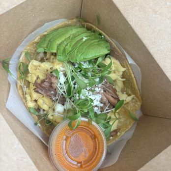 La Santa Barbacha - Breakfast Barbacoa Taco - Mexican Near Me - Austin, Texas