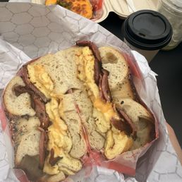 B.E.C bagel sandwich B.E.C bagel sandwich
