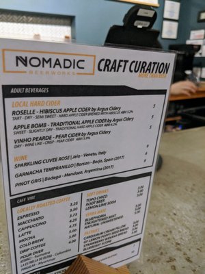 Menu photo 5 Nomadic Beerworks Austin, TX