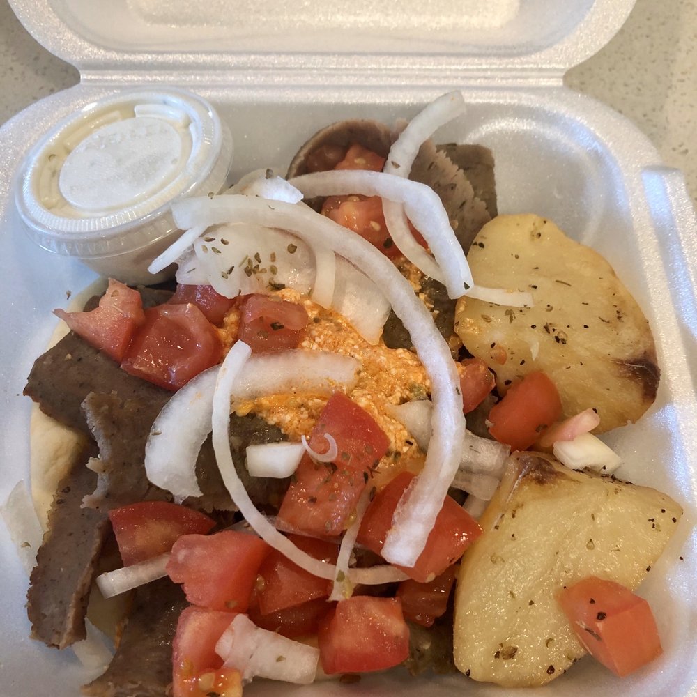 Feta's Gyros - Spicy Gyro Combo with Greek Potatoes - Greek Near Me - Omaha, Nebraska Feta's Gyros - Spicy Gyro Combo with Greek Potatoes - Greek Near Me - Omaha, Nebraska