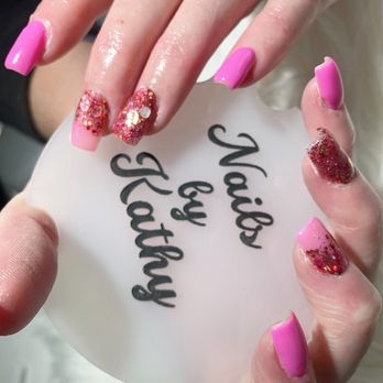 Classy Nails - Pink nails by Kathy Classy Nails Bakersfield - Nail Salons Near Me - Bakersfield, California