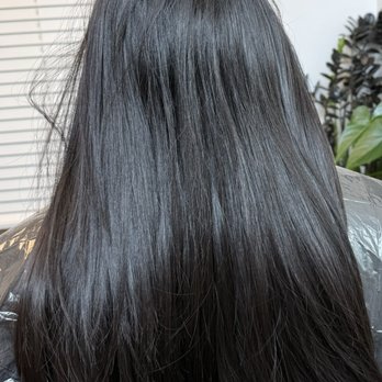 Back To Rootz - Before photo - virgin dark brown hair - Hair Stylists Near Me - seattle, Washington