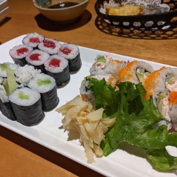 Mio Sushi - Roll combo: California, tuna, cucumber - Sushi Bars Near Me - Portland, Oregon