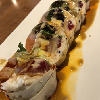 Fire Fish Sushi and More - Paradise roll (no rice roll) - Sushi Bars Near Me - Temecula, California Fire Fish Sushi and More - Paradise roll (no rice roll) - Sushi Bars Near Me - Temecula, California