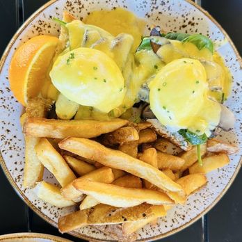 Farm 12 - Regular potato fries Mushroom benedict - Venues & Event Spaces Near Me - Puyallup, Washington Farm 12 - Regular potato fries Mushroom benedict - Venues & Event Spaces Near Me - Puyallup, Washington