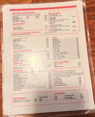 Menu photo 2 TJ's Cafe Grandview, MO