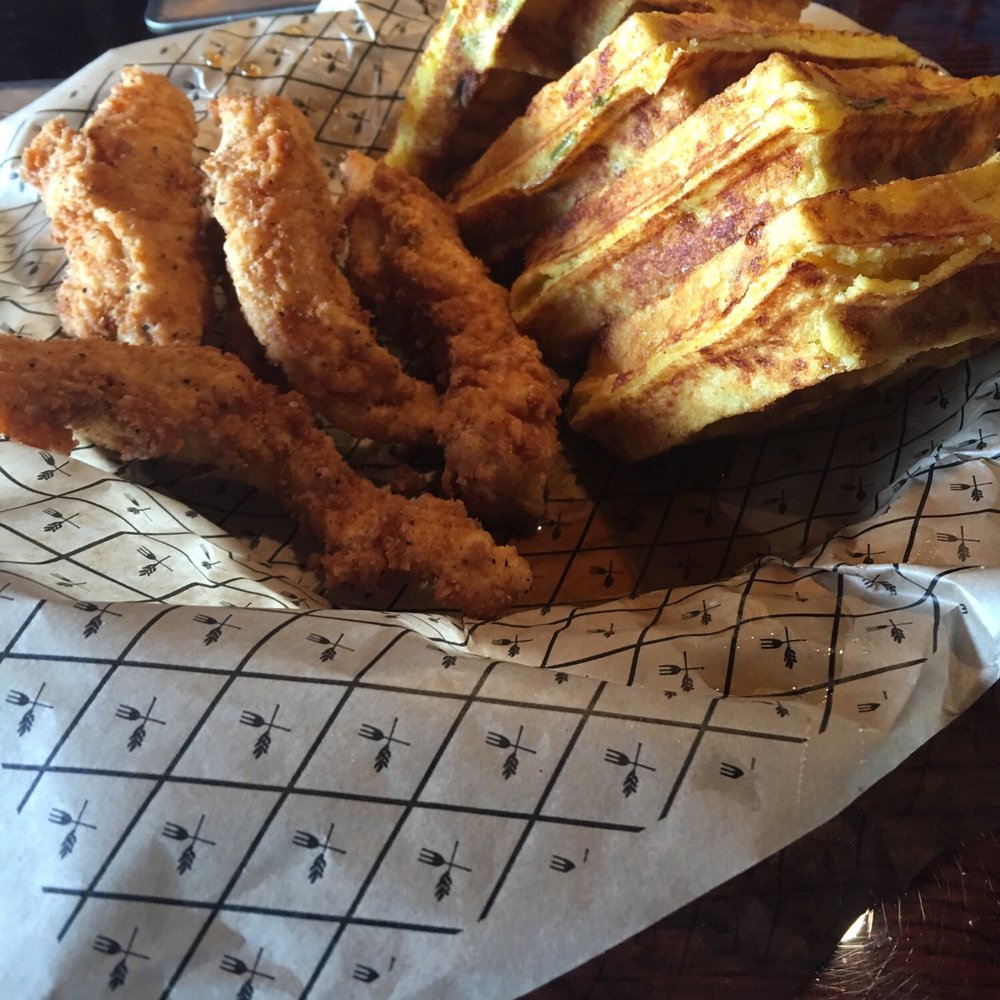 Flagship Commons - Mmmmmmm, chicken and waffles - Food Court Near Me - Omaha, Nebraska