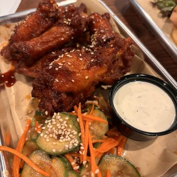 Burning Barrel Brewing and Spirits - Korean Crack Wings - Cocktail Bars Near Me - Placerville, California