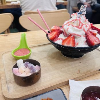 Snow Bliss - Strawberry Bingsu - Asian Fusion Near Me - San Francisco, California Snow Bliss - Strawberry Bingsu - Asian Fusion Near Me - San Francisco, California