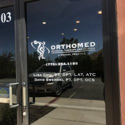 Orthomed Physical Therapy - Front door.