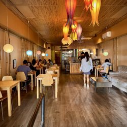Tea Republik - Interior seating with a sofa