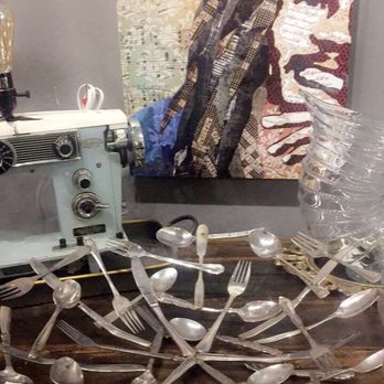 Sparrow 5 - Love the bowl of silverware - Art Galleries Near Me - Roseville, California