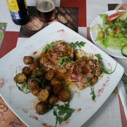 Ristorante Basilico - Schnitzel mit Schinkenwickel und Rosmarinkaroffeln Eur 14, 50