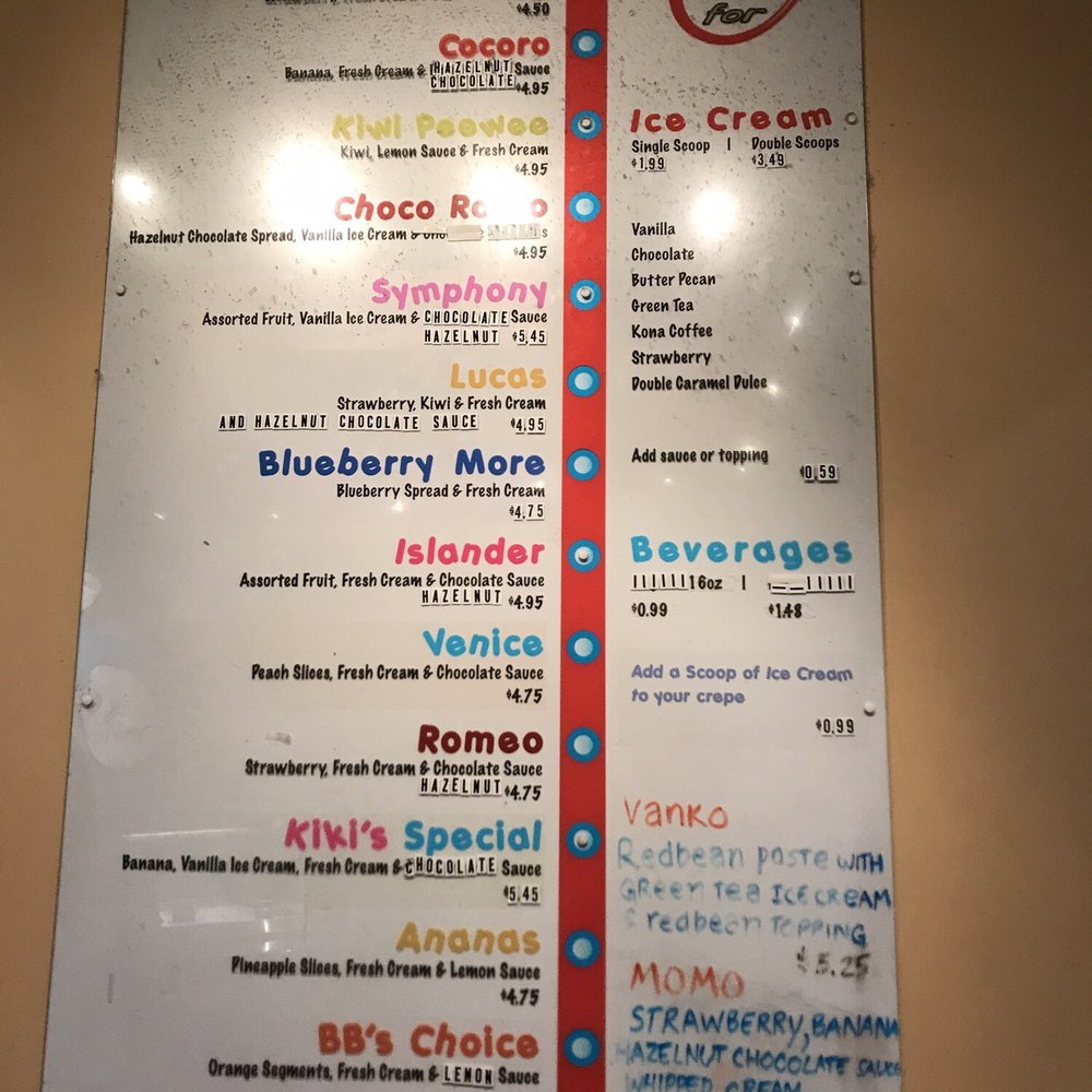 Crepes 4 U - Crepes 4 U menu - Creperies Near Me - Plano, Texas