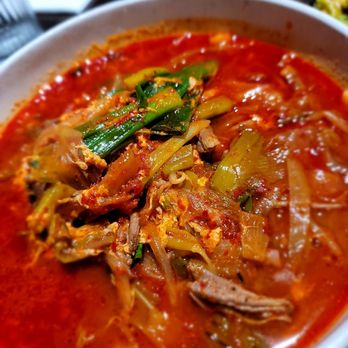 Yori and Sool - Yukgaejang/Spicy Beef Noodle Soup. Excellent. Favorite dish here - Korean Near Me - New York, New York Yori and Sool - Yukgaejang/Spicy Beef Noodle Soup. Excellent. Favorite dish here - Korean Near Me - New York, New York