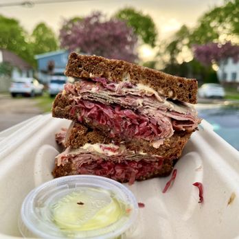Carbon Kitchen & Market - beef pastrami reuben ($13.50) -- sooo good! - Sandwiches Near Me - Minneapolis, Minnesota