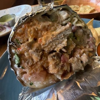 Mixto Latin Cuisine - Carne asada super burrito - Peruvian Near Me - San Francisco, California