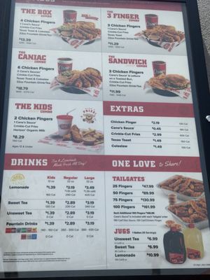 Menu photo 1 Raising Cane's Chicken Fingers Imperial Beach, CA Menu photo 1 Raising Cane's Chicken Fingers Imperial Beach, CA
