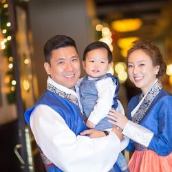 The Hanbok - Our matching hanbok
