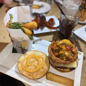 Yuca Bar - The Yuca Burger w their Yuca fries - Latin American Near Me - New York, New York Yuca Bar - The Yuca Burger w their Yuca fries - Latin American Near Me - New York, New York