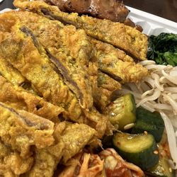 Meat jun chicken combo