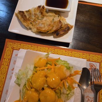 Orchid Restaurant - Scallion pancake and crispy shrimp salad - Asian Fusion Near Me - East Brunswick, New Jersey Orchid Restaurant - Scallion pancake and crispy shrimp salad - Asian Fusion Near Me - East Brunswick, New Jersey