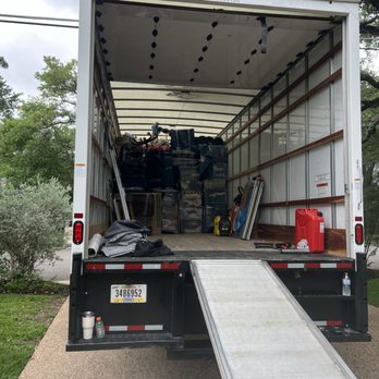Hot Shots Moving and Delivery - Our move filled half the truck; another load was added - Movers Near Me - Round Rock, Texas Hot Shots Moving and Delivery - Our move filled half the truck; another load was added - Movers Near Me - Round Rock, Texas