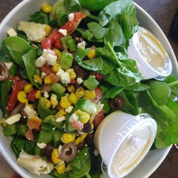 MOD Pizza - My build-your-own-salad at MOD. Salads there are huge, very inexpensive, and the same price no matter how many toppings you get. - Fast Food Near Me - Charleston, South Carolina MOD Pizza - My build-your-own-salad at MOD. Salads there are huge, very inexpensive, and the same price no matter how many toppings you get. - Fast Food Near Me - Charleston, South Carolina