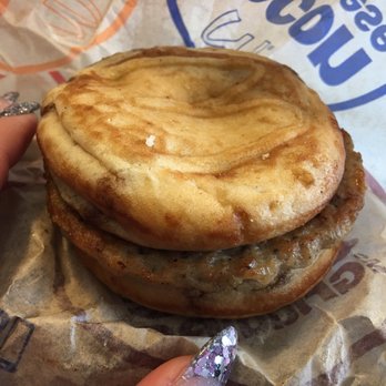 McDonald's - So this is a McGriddle?! It's overpriced; Just order pancakes & sausage instead... - Fast Food Near Me - Lost Hills, California