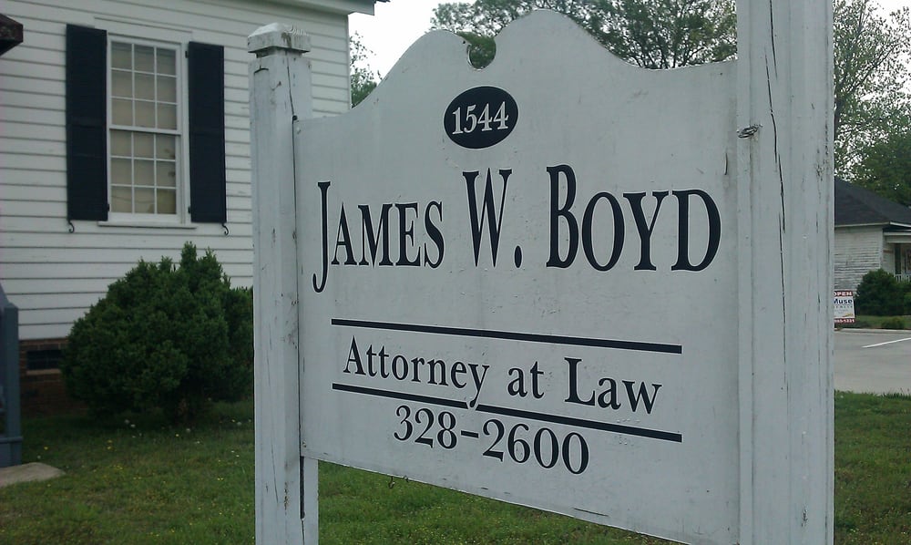 JAMES W. BOYD LAW FIRM Personal Injury Law 1544 Ebenezer Rd, Rock Hill, SC Phone Number Yelp