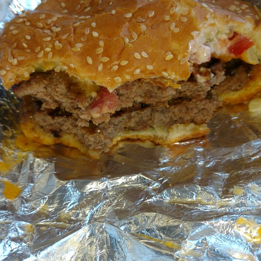 Yum yum, a 6 oz double banquet burger, mmm mmm good! Yum yum, a 6 oz double banquet burger, mmm mmm good!