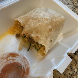 Ground beef burrito; 12in Ground beef burrito; 12in