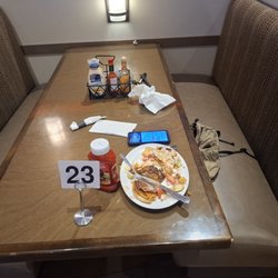 I didn't est the plate