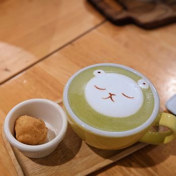 Cafe Maji - My go-to Green tea latte - Coffee & Tea Near Me - Artesia, California