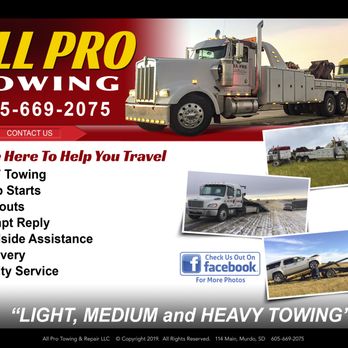 All Pro Towing And Repair - Towing Near Me - Murdo, South Dakota All Pro Towing And Repair - Towing Near Me - Murdo, South Dakota