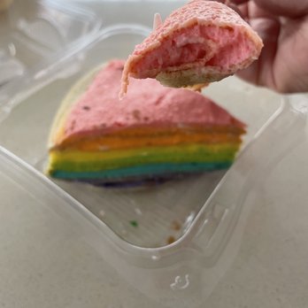 Bellecour Bakery at Cooks - Rainbow Love Vanilla Crepe - Bakeries Near Me - Minneapolis, Minnesota