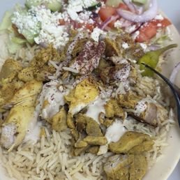 Amazing Chicken Shawarma Plate! Amazing Chicken Shawarma Plate!