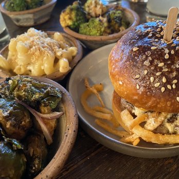 FARM Bluffton - the MAC and cheese was may favorite side and I demolished that burger - New American Near Me - Bluffton, South Carolina
