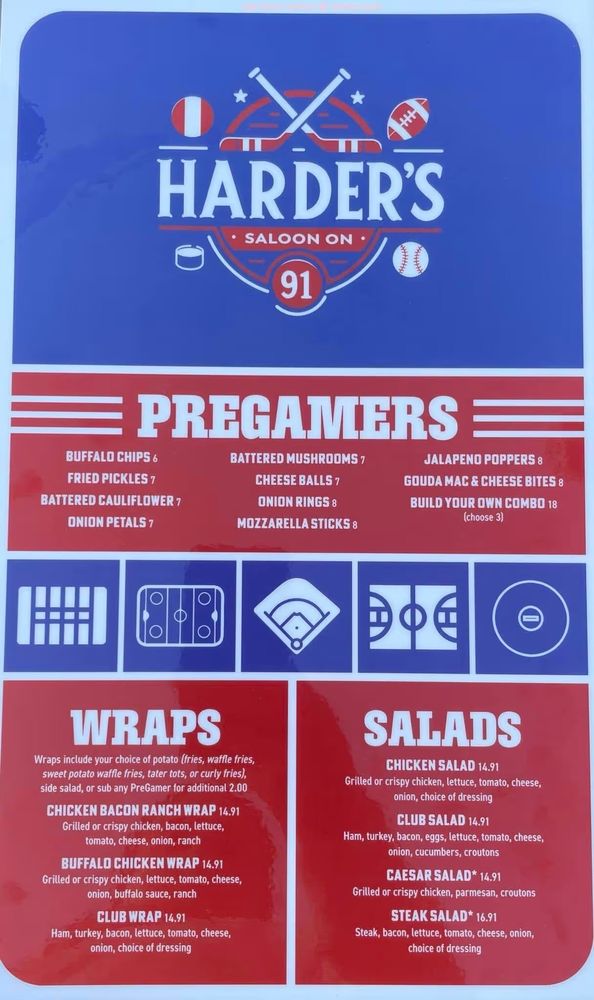 Harders Saloon On 91 Logo