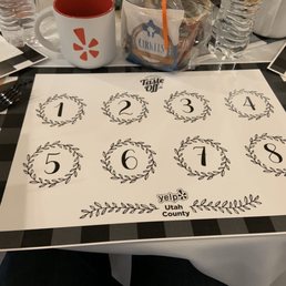 Placemat to place our treats