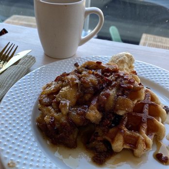 Milkweed Table + Market - Candied Bacon Banana Foster - Breakfast & Brunch Near Me - Pitman, New Jersey Milkweed Table + Market - Candied Bacon Banana Foster - Breakfast & Brunch Near Me - Pitman, New Jersey