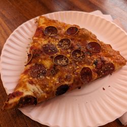Sea to Sky Pizza - Slice from the warmer