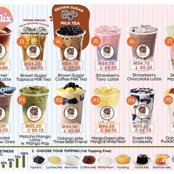 Siips Bubble - Special drink menu - Bubble Tea Near Me - Elmhurst, New York
