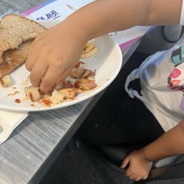 Share the classic breakfast with my baby girl Share the classic breakfast with my baby girl